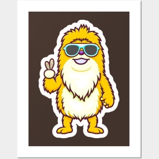 Chill Bigfoot Offers Peace Posters and Art